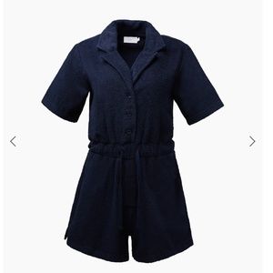 Towel Drawstring Playsuit